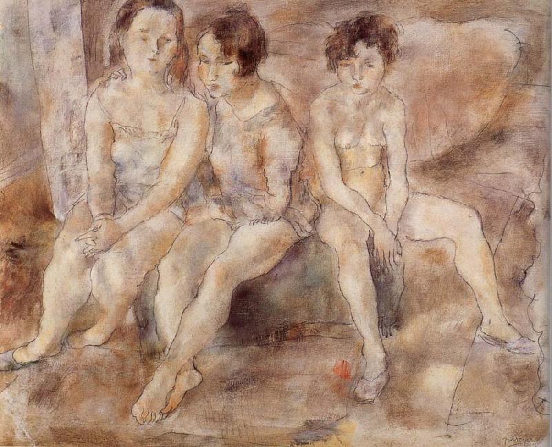 Jules Pascin Three Lass